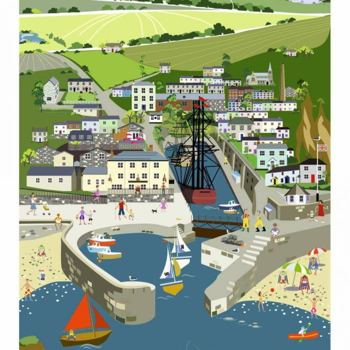 Charlestown Print by Erica Sturla