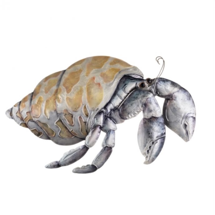Hermit crab wall art.